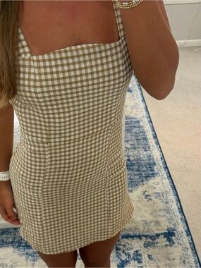 Altar'd State Gingham Mini Dress